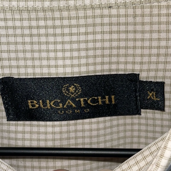 Bugatchi Button‎ Down Long Sleeve Dress Shirt Size XL - Picture 3 of 7